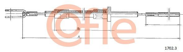 Sankabos trosas COFLE 1702.3