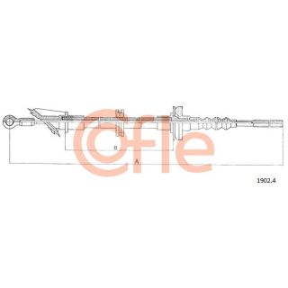 Sankabos trosas COFLE 1902.4