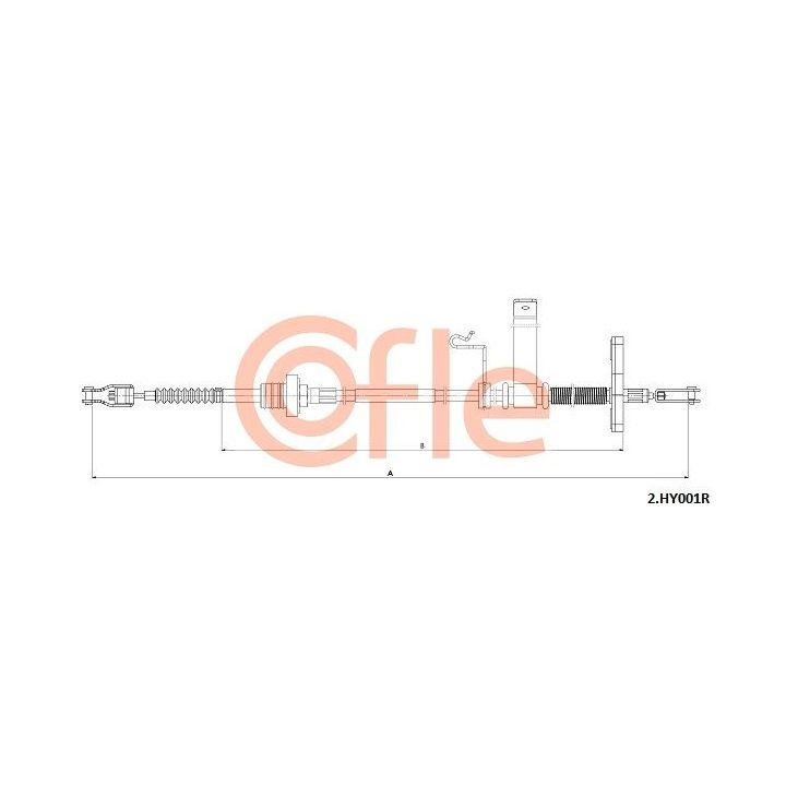 Sankabos trosas COFLE 2.HY001R