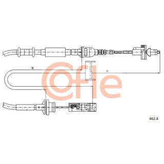Sankabos trosas COFLE 462.4