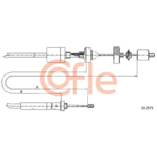 Sankabos trosas COFLE 92.10.2973
