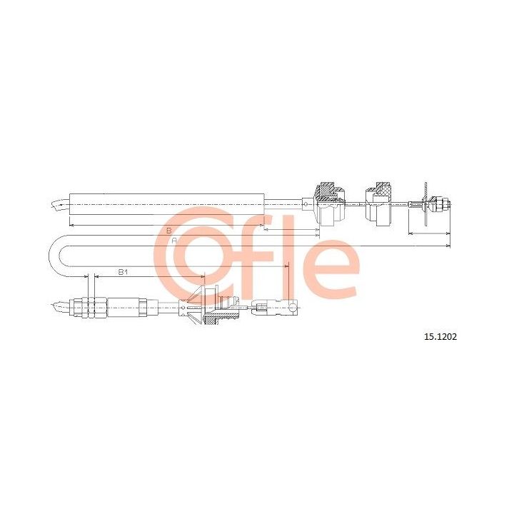 Sankabos trosas COFLE 92.15.1202