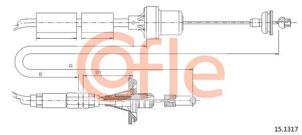 Sankabos trosas COFLE 92.15.1317