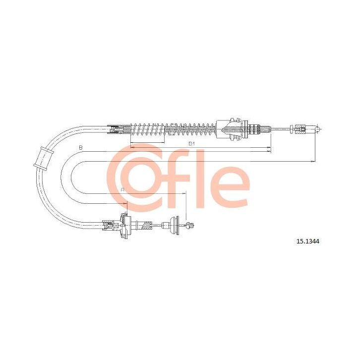 Sankabos trosas COFLE 92.15.1344