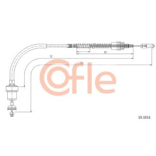 Sankabos trosas COFLE 92.15.1511