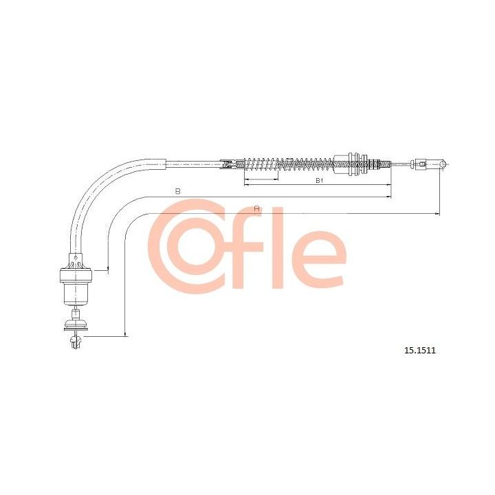Sankabos trosas COFLE 92.15.1511