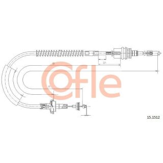 Sankabos trosas COFLE 92.15.1512