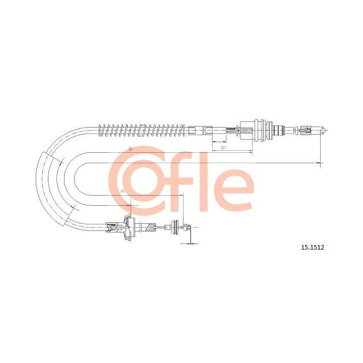 Sankabos trosas COFLE 92.15.1512