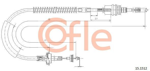 Sankabos trosas COFLE 92.15.1512