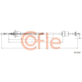 Sankabos trosas COFLE 92.15.1513