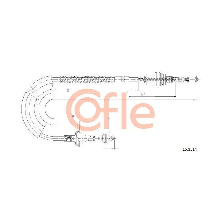 Sankabos trosas COFLE 92.15.1514