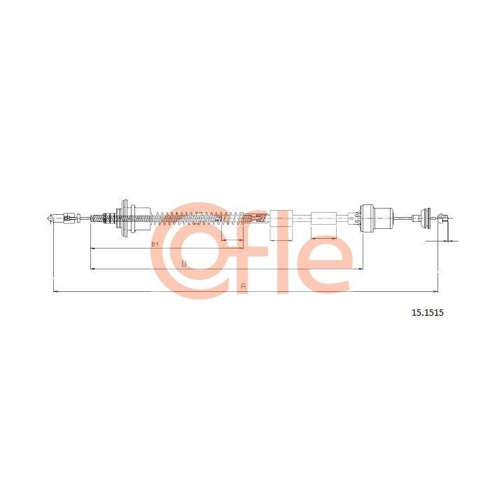 Sankabos trosas COFLE 92.15.1515