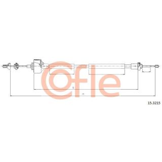 Sankabos trosas COFLE 92.15.3215