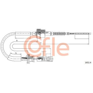 Sankabos trosas COFLE 92.1652.4