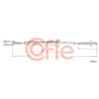 Sankabos trosas COFLE 92.1702.5
