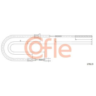 Sankabos trosas COFLE 92.1702.9