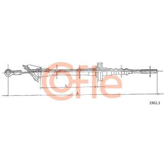 Sankabos trosas COFLE 92.1902.3