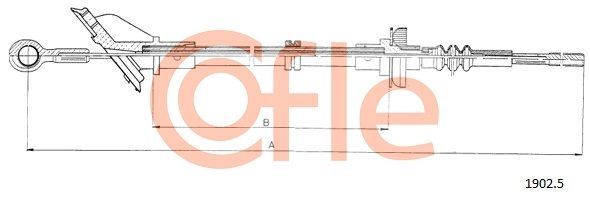Sankabos trosas COFLE 92.1902.5
