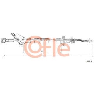 Sankabos trosas COFLE 92.1902.6