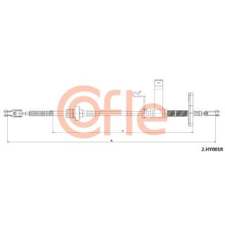 Sankabos trosas COFLE 92.2.HY001R