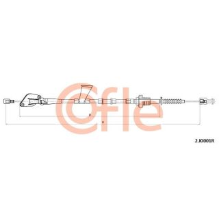 Sankabos trosas COFLE 92.2.KI001R