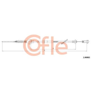 Sankabos trosas COFLE 92.2.KI002