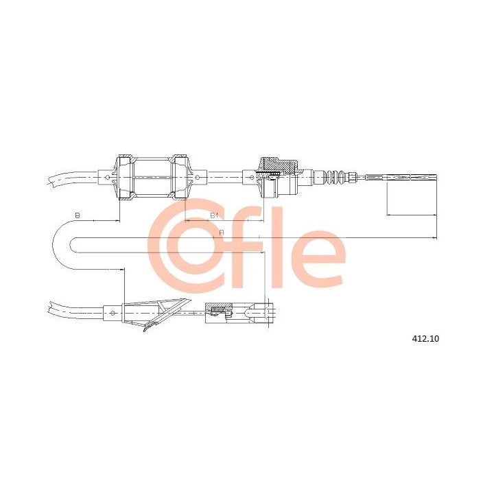 Sankabos trosas COFLE 92.412.10