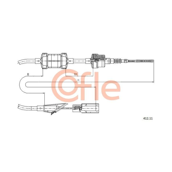 Sankabos trosas COFLE 92.412.11