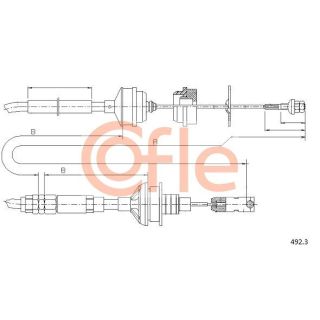 Sankabos trosas COFLE 92.492.3