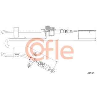 Sankabos trosas COFLE 92.632.10