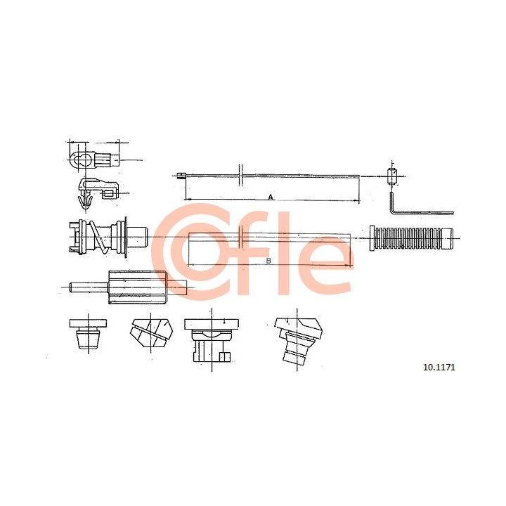 Akceleratoriaus trosas COFLE 10.1171