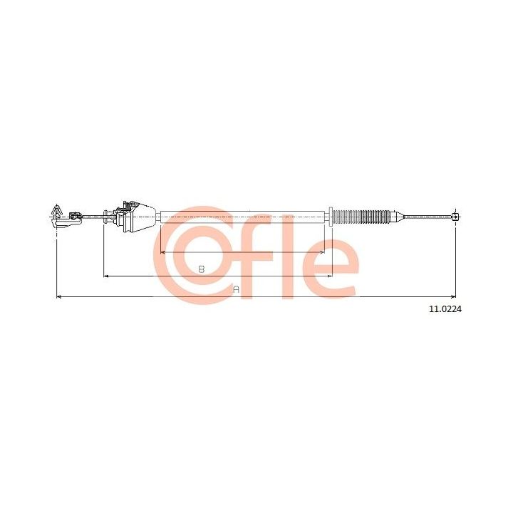 Akceleratoriaus trosas COFLE 11.0224