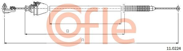 Akceleratoriaus trosas COFLE 11.0224