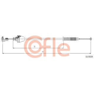 Akceleratoriaus trosas COFLE 11.0225