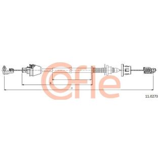 Akceleratoriaus trosas COFLE 11.0273