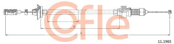 Akceleratoriaus trosas COFLE 11.1965