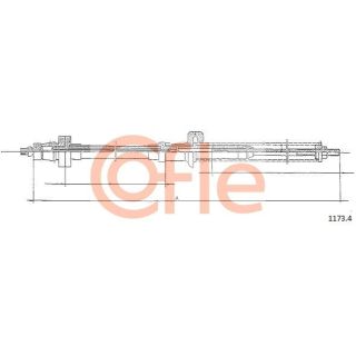 Akceleratoriaus trosas COFLE 1173.4