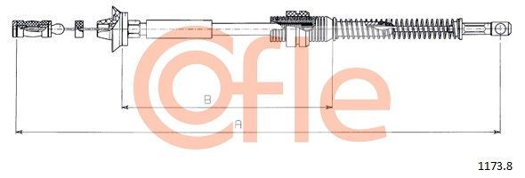 Akceleratoriaus trosas COFLE 1173.8