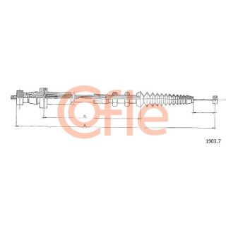 Akceleratoriaus trosas COFLE 1903.7