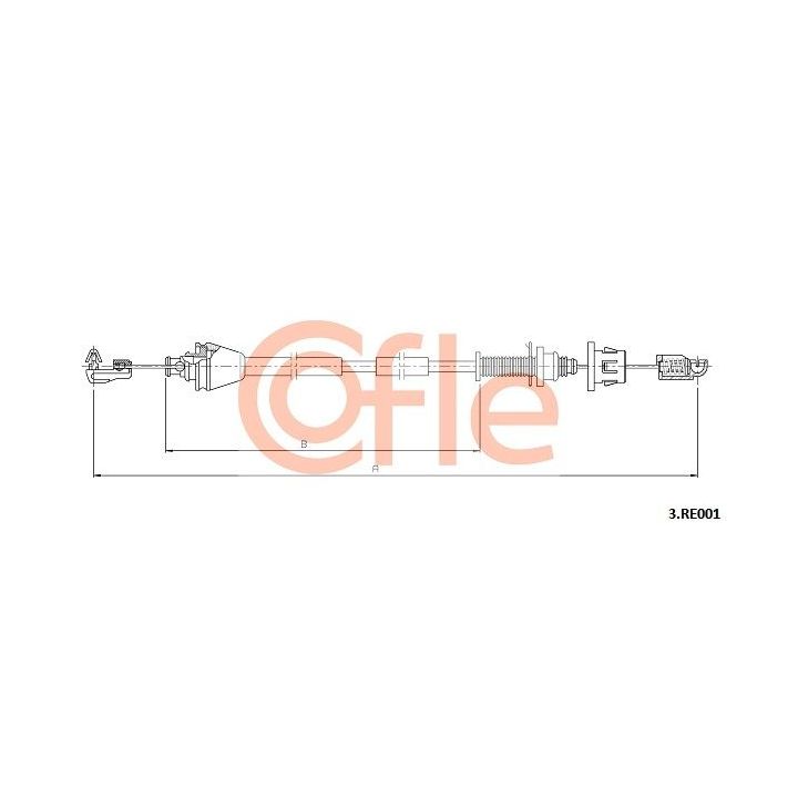 Akceleratoriaus trosas COFLE 3.RE001