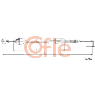 Akceleratoriaus trosas COFLE 92.10.0332