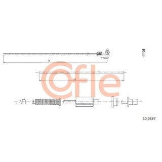 Akceleratoriaus trosas COFLE 92.10.0387