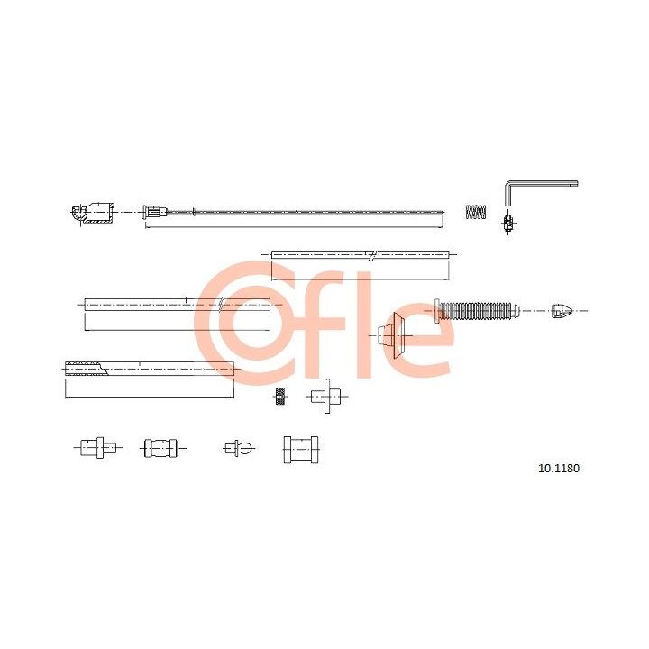 Akceleratoriaus trosas COFLE 92.10.1180