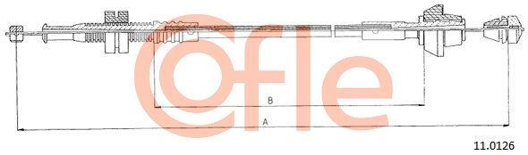Akceleratoriaus trosas COFLE 92.11.0126