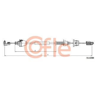 Akceleratoriaus trosas COFLE 92.11.0288