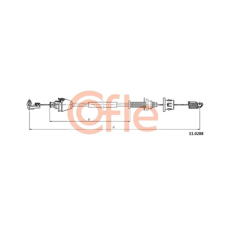 Akceleratoriaus trosas COFLE 92.11.0288