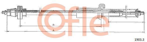 Akceleratoriaus trosas COFLE 92.1903.3