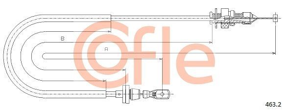 Akceleratoriaus trosas COFLE 92.463.2