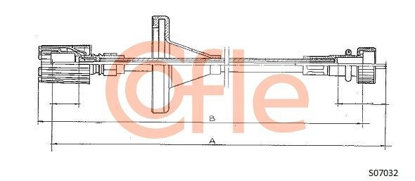 Tachometro velenas COFLE 92.S07032
