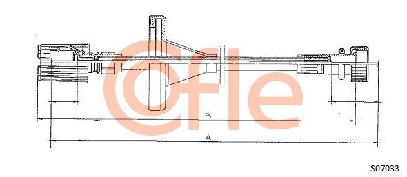 Tachometro velenas COFLE 92.S07033